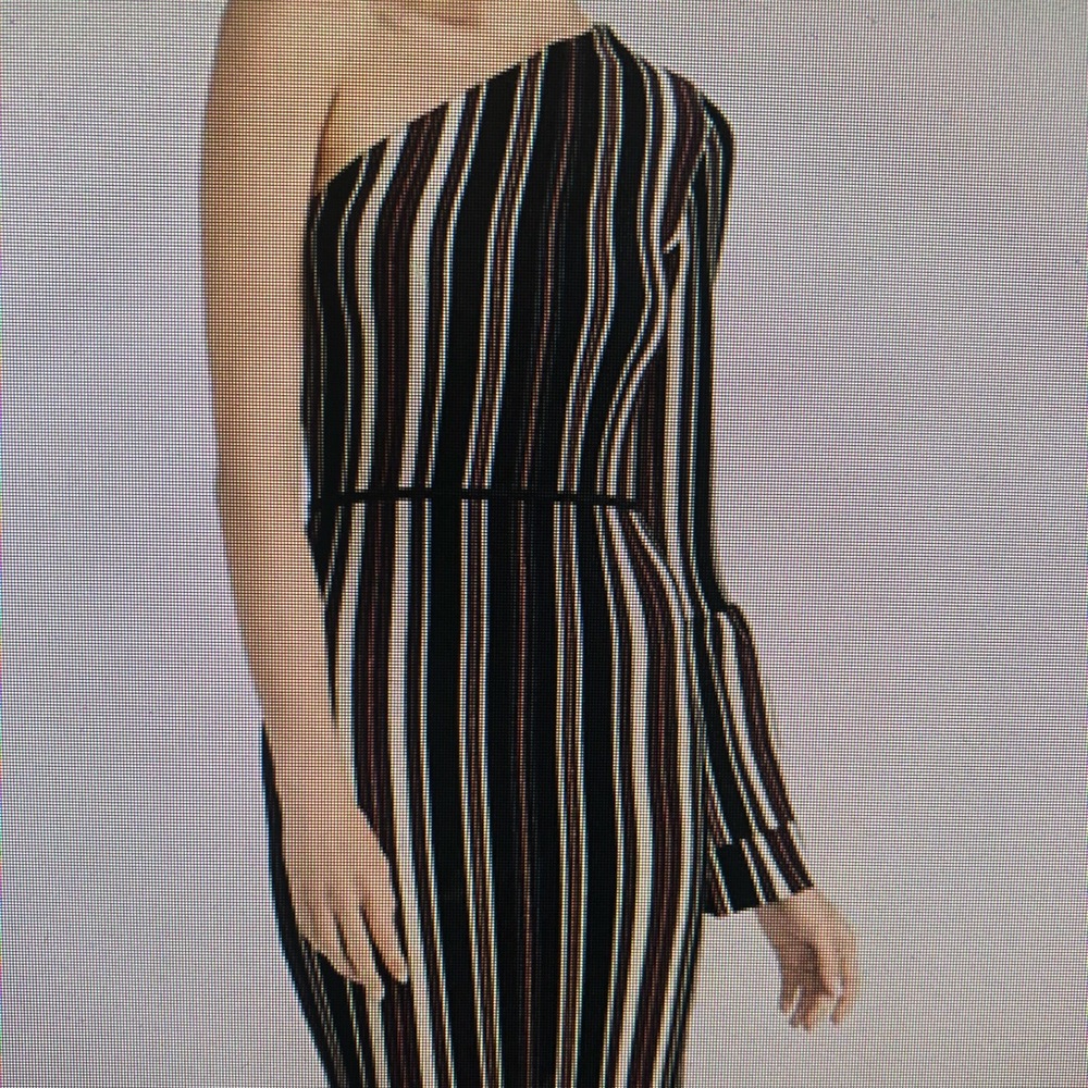 Rachel Roy one shoulder striped dress